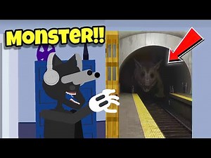 Cartoon Cat Answers The Door To Random Scary Monster Part 5 (Scary Video😱)