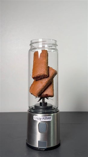 Chocolate Cake In Portable Blender 😋 | Crazy ASMR