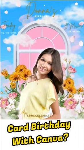 CARA MEMBUAT KARTU UCAPAN ULANG TAHUN DI CANVA || GREETING CARD