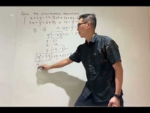 IGCSE GCSE Mathematics Simultaneous Equations