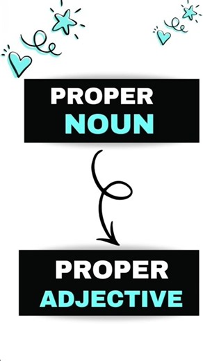 Proper Adjective - Proper Noun 🪄 || #shorts #english #englishcolourfulnotes #proper adjective