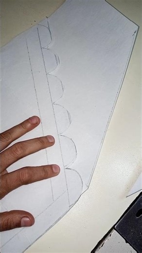 Part 1 V shaped neck & Sleeve Design cutting method #shortvideo #VNeckDesign #pakistanifashionuk