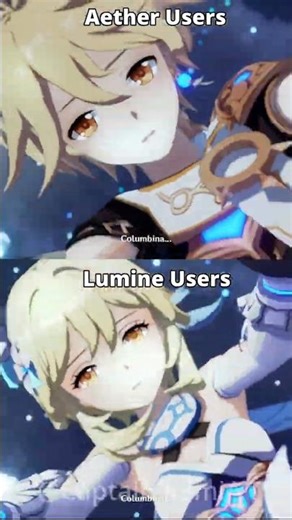 Who Got More Hurt? Aether Or Lumine User! #genshinimpact #hoyovers #hoyocreators #aether #lumine