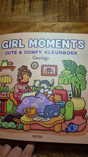 de eerste uit dit leuke boek! Iemand deze ook al gemaakt?💞💞💞 #cocowyocoloringbook #girlmoments #kleurenmetdeltas #fyp #cocowyocoloring @cocowyocoloring