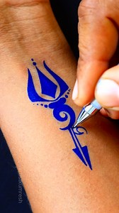 Trident 🔱 tattoo idea #viral #viralpost2026シ #viralreelsfacebook #minimalisttattoo | Artist Kumresh fb