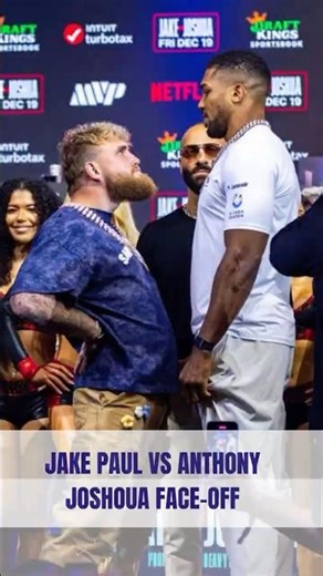 JAKE PAUL VS ANTHON JOSHOUA FACE OFF