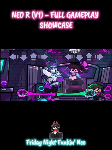 NEO R (V1) - FULL GAMEPLAY SHOWCASE | FNF NEO #neo #fridaynightfunkin #showcase #fyp #share
