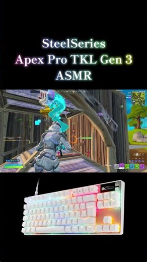 SteelSeries Apex Pro TKL Gen 3 ASMR Fortnite Reload 240FPS/4K フォートナイト/Fortnite