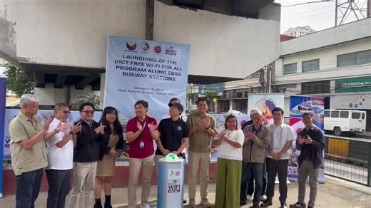 FREE WIFI AT EDSA BUSWAY STATIONS WATCH: The Department of Information and Communications Technology (DICT) and the Department of Transportation (DOTr) launched the Free Wi-Fi for All program along EDSA busway stations on Thursday, Jan. 15. The Wi-Fi connection can provide passengers at any busway station with 40 to 60 Mbps of free internet, according to the DICT. | via MJ Salcedo, INQUIRER.net READ MORE: https://inqnews.net/freewifiedsa | INQUIRER.net
