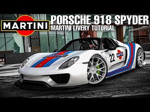 Porsche 918 Spyder Martini Livery | Car Parking Multiplayer