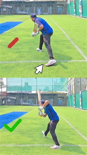 Cover Drive Back Leg Mistake ❌ vs Correct Position ✅