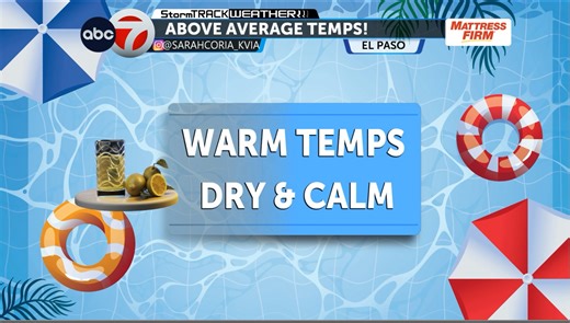 ABC-7 StormTrack Weather: Warm, calm, and clear