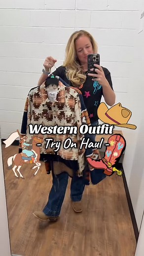 40 reactions · 15 comments | Follow + Comment COWGIRL to shop Who knew @tractorsupply carried such cute clothes!! I went to Tractor Supply and did the cutest try on haul! These western outfits would be perfect for the NFR or any upcoming event!  How to Shop: Follow @shopwithmecowgirl Click the link in my bio #westernstyle #westernfashion #westernoutfits #nfrfashion #tractorsupply | ShopwithmeCowgirl | Facebook