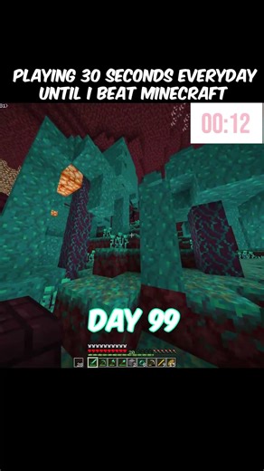One more day... || Day 99 || #shorts #minecraft