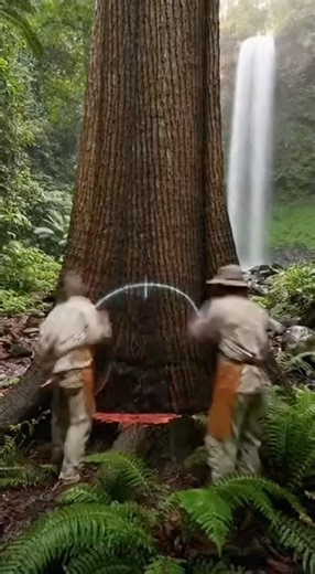 Building a LUXURY Cabin Inside a Tree? #Shorts #Architecture #Treehouse #Satisfying #Nature #fyp