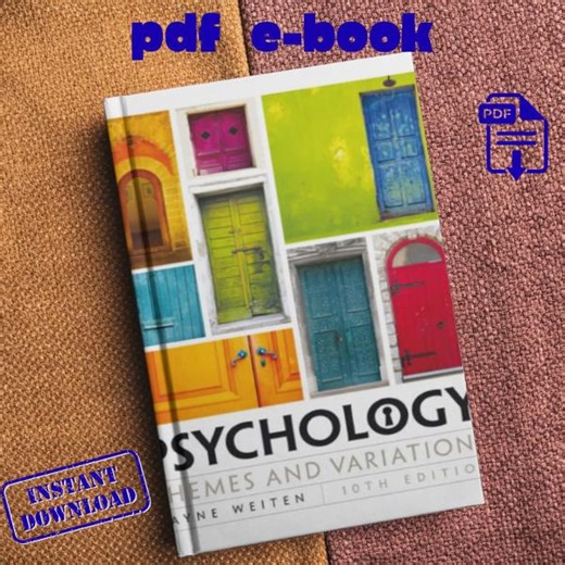 Psychology Themes and Variations 10th Edition | INSTANT Download - Etsy