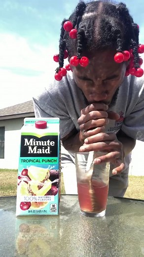 Minute Maid Long Straw Challenge Explosion