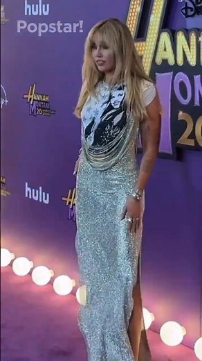 Miley Cyrus at the 20th anniversary of Hannah Montana.#hannahmontana #mileycyrus