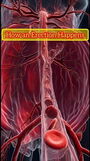 The Science Behind Erections (Medical Animation) #facts #erection #shorts