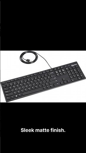 Amazon Basics Keyboard Review #shorts