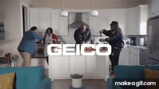 GEICO Tag Team Commercial - Sprinkles on Make a GIF