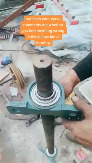 #pillow_block_bearing how to tighten a eccentric locking collars bearing unit onto shaft#pillowblockbearing #bearinghousing #mountedbearing
