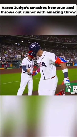 Judge Goes Off Against Mexico with His Bat AND His Arm #aaronjudge #wbc #baseball