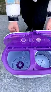 1.7K views | 狀 Mini Washing Machine Portable | Chhoti si Machine, Bada Kaam | Compact & Easy Washing Setup! | Pooja Katiyar | Facebook