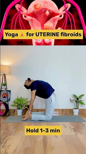 Yoga for uterine fibroids #shorts #yoga #uterinefibroids