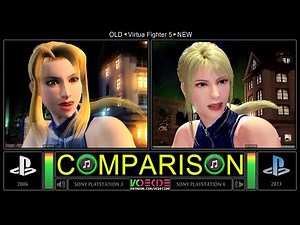 Old vs New Virtua Fighter 5 (PlayStation 3 vs PlayStation 4) Continue Screens Comparison | VCDECIDE