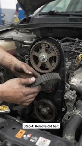 how to change the timing belt in car