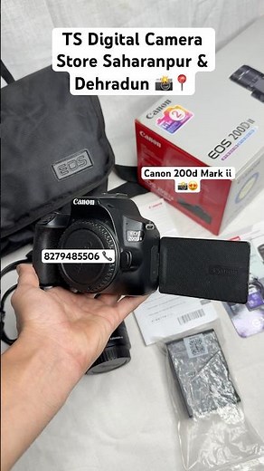 😍 Brand New Canon 200d Mark ii With 18-55 Kit Lens | Second Hand Camera Market | #photography 📸📍