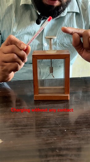 Charging by induction #electricity #induction #activties by Naveen Kumar