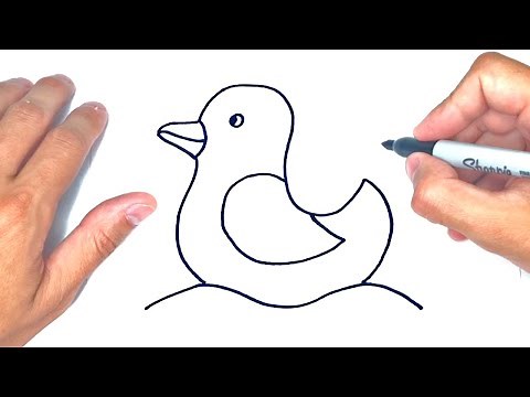 Como dibujar un Pato