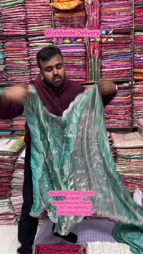 Explore Nav Durga Saree Center's Unique Saree Collection