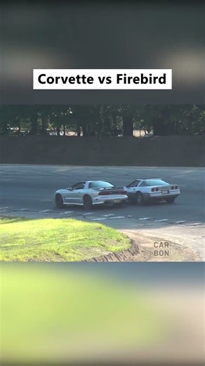 Chevy Corvette vs Pontiac Firebird trans am #c4 #corvette #firebird #racing #motorsports
