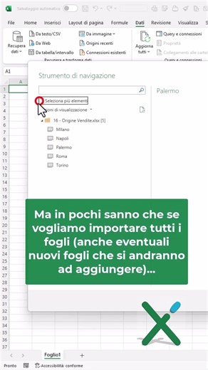 POWER QUERY TRUCCHI: 💚 🧞 Importare l'intero contenuto di un file #shorts