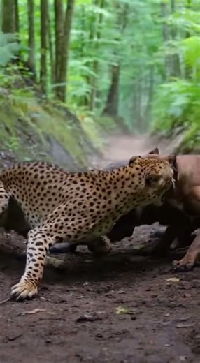 🐆 2 Dogs vs Cheetah in Forest! (Ambush)