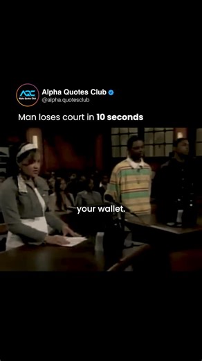 Motivation | Wealth | Mindset on Instagram: "“Give me what was stolen.” No long speeches. No excuses. Just straight to the point — and the case is over before it even starts. Speaker: Judge Judy Sheindlin Credits: Quickest Judge Judy Case Ever – Dumb and Dumber [NEWS] Follow @alpha.quotesclub … for iconic courtroom moments and real-life lessons #judgejudy #courtroomclips #legaldrama #tvcourtroom #justiceserved reallifecases viralreels"