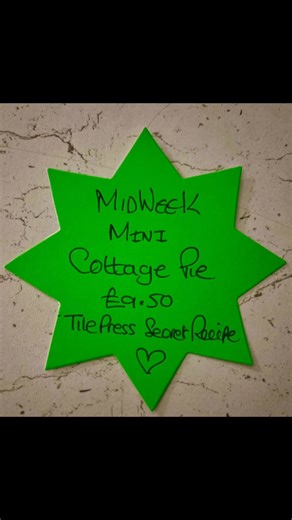 2.3K views · 14 shares | 不 Midweek Treat Alert! 不 Our Cottage Pie is back on the menu — a heartwarming classic made with our Tile Press Secret Recipe ‍✨ Perfect comfort food for the middle of the week!  Just £9.50 — don’t miss out!   Available at The Tile Press #MidweekSpecial #ComfortFood #CottagePie #TilePressEats | The Tile Press at Maws | Facebook