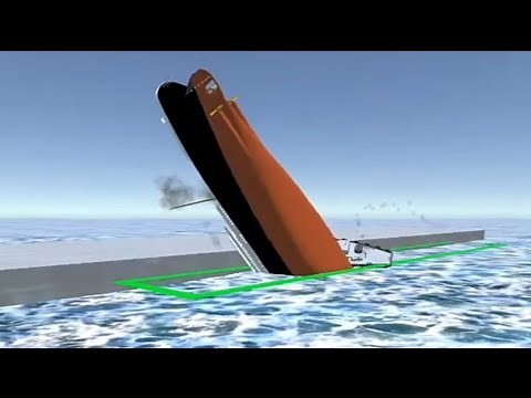 TITANIC SINKING OLD VERSION!!!!! - Ship Mooring 3D