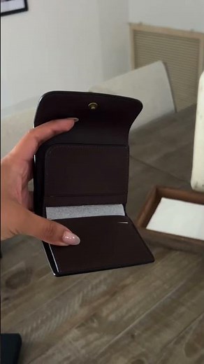 Coach Essential Card Holder Wallet in Maple ✨ ‪@coach‬ #walletreview #walletunboxing #walletsnbags