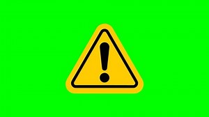 Yellow Triangle Warning Sign Mark Animated Stock Footage Video (100% Royalty-free) 3612108513 | Shutterstock