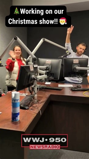 Recording our Christmas show!