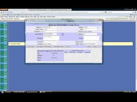Oscar EMR - Adding Appointments and Patients
