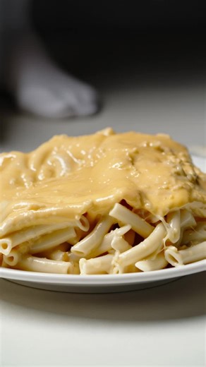 Day 14 of squishing your favorite treats with my feet 👣.. Things got cheesier than expected🧀 #MacAndCheese #FoodTok #ComfortFood #Cheesy #Satisfying