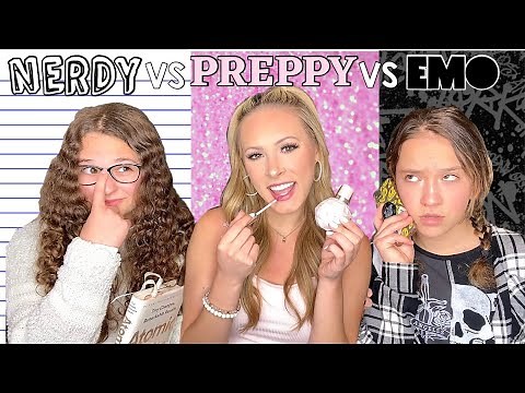 NERDY 🤓📚 VS PREPPY 🎀💄 VS EMO 🖤☠️ TARGET SHOPPING CHALLENGE