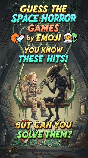 💀🛰️ CAN You GUESS these SPACE HORROR games HITS by EMOJI ? 🎮 #shorts