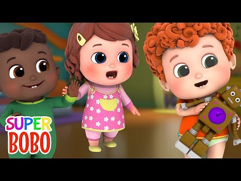 Play Nicely | Be Nice! | for kids | cartoon | Super Bobo 4K Nursery Rhymes & Kids Songs - Blue Fish