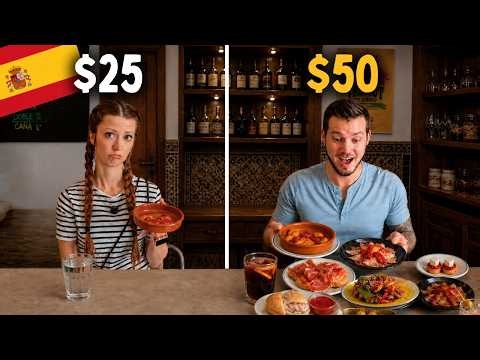 I Had $25 to Eat in Madrid. He Had $50...One of Us Struggled